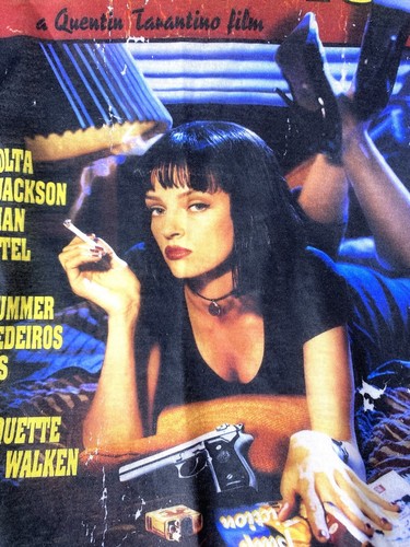 💥Rare! 1994 Vintage Pulp Fiction Movie T Shirt White S Size - Picture 4 of 12