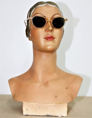 Vintage 1940s New Acetate Pantos Frames Sunglasses Flat