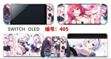 Vinyl Decal Skin Sticker Protector for Nintendo Switch OLED Anime Girl 405