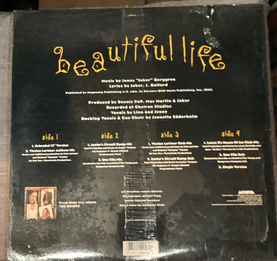 ACE  OF  BASE  LP RECORD  BEAUTIFUL  LIFE   ( LIMITED  EDITION ) - Image 2 of 2