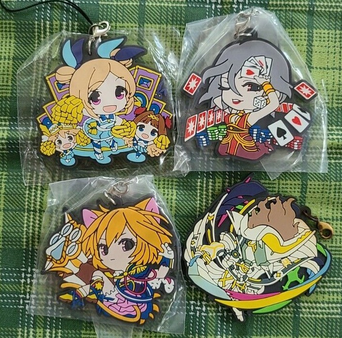 everyone rubber keychain 4色セット 2-piece set] everyone rubber keychain blue & green Japan | eBay