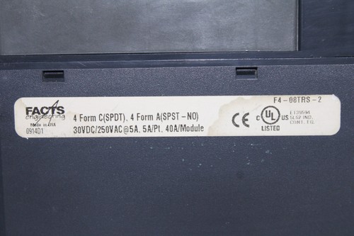 FACTS ENGINEERING F4-08TRS-2 Relay Output Module - Picture 3 of 6