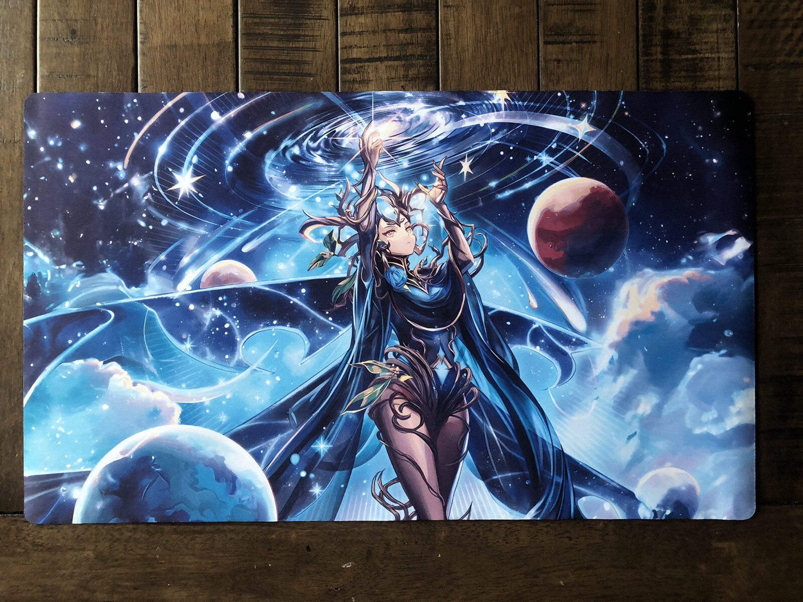 Omniscience Anime Wilds Of Eldraine Custom Playmat Mtg Enchanting Tales