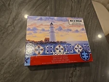 Rebecca Barker Lighthouse Quilt 1000 EZ 2 Hold Puzzle New Ceaco Quiltscapes