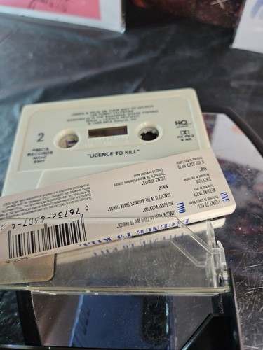 Licence To Kill Soundtrack Cassette Tape Hype Sticker James Bond 007 - Bild 4 von 5
