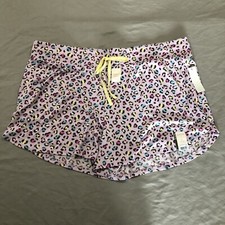 Secret Treasures Super Soft Table Short PJ Sleep Bottoms Size XL Leopard
