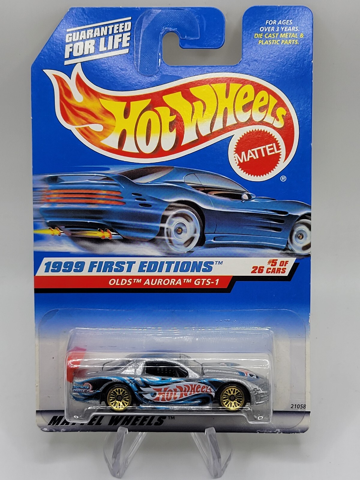 Hot Wheels 1999 First Editions Collector Car - No. 911 Olds Aurora GTS-1 - View #2