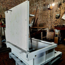 Insulated floor hatch door Attic roof cellar basement access Utility trapdoor