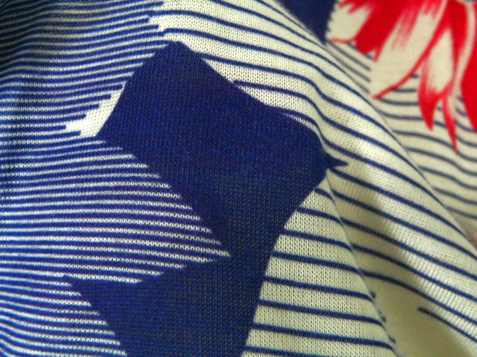 Vintage 1960's - 70's A Nancy Frock Red, White, B… - image 7