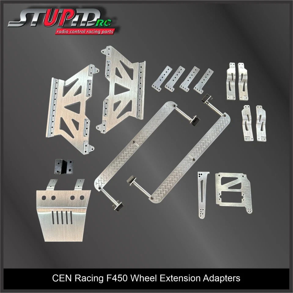 Cen Racing F450 70mm Lift Kit with Side Steps and Front Skid - StupidRC - Image 4 of 4