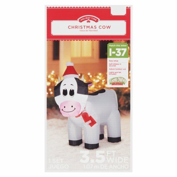 Christmas Cow Beads - 37 Christmas Cow Beads - 37