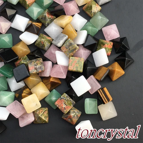 100 piezas Mezcla Mini Pirámide Natural Cuarzo Pirámide Cristal Torre Punto Curación Regalo0 - Imagen 2 de 12