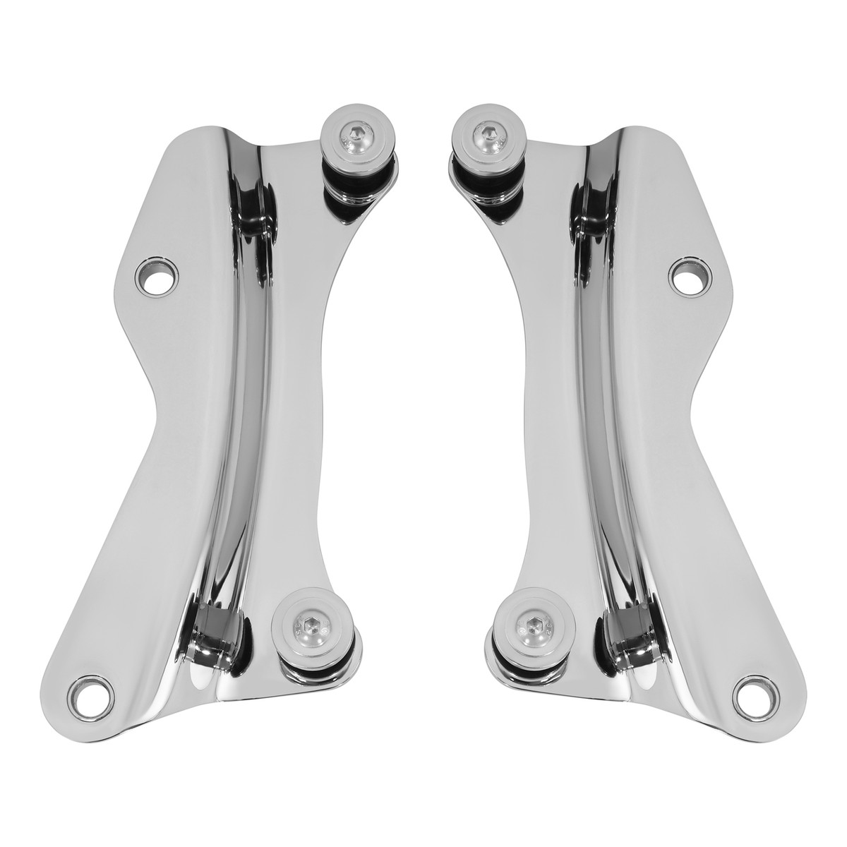 Chrome 4 Point Docking Hardware Kit Fit For Harley Davidson