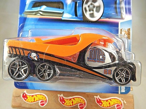 2003 Hot Wheels #186 Work Crewsers 9/10 CABBIN' FEVER Black/Orange w/Chrome PR5s - Picture 2 of 7