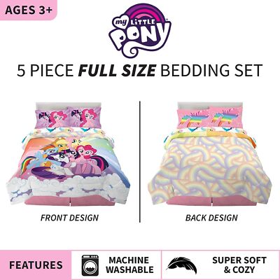 My Little Pony Kids Reversible Bed Set-AB07V5WZKYW6, AB07V4TFG2Q3