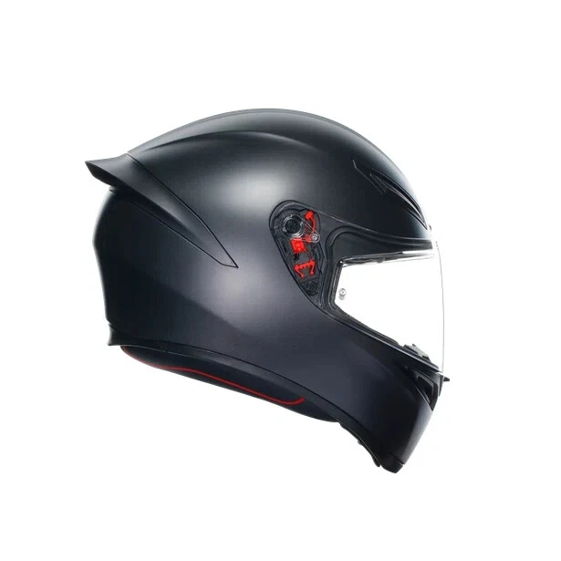CASCO AGV INTEGRALE K1 S E2206 Nero Opaco Matt Black TAGLIA s - Immagine 3 di 4