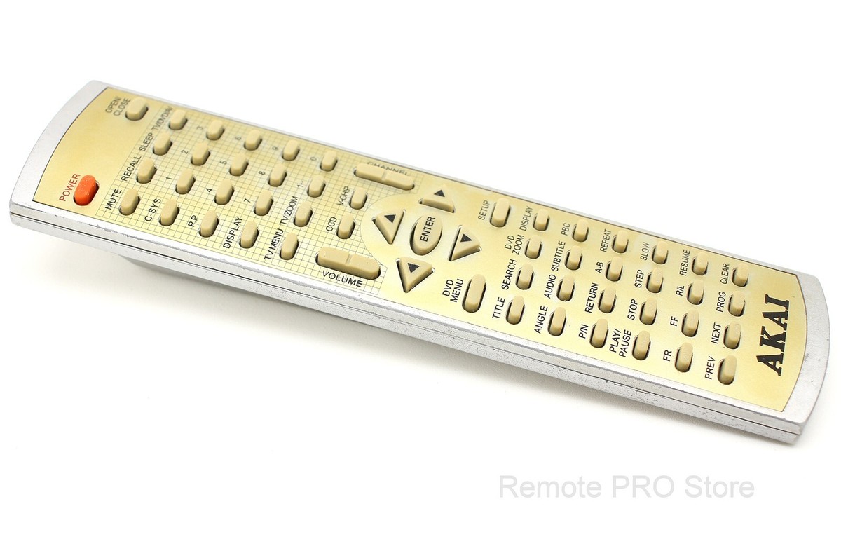 AKAI SHOWVIEW リモコン AKAI TV/DVD Combo GENUINE Remote Control CTD-1380 CTD1380