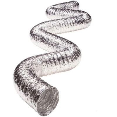 Deflecto F0420B Supurr-Flex Aluminum Flexible Multi Layer Transition Vent Duct
