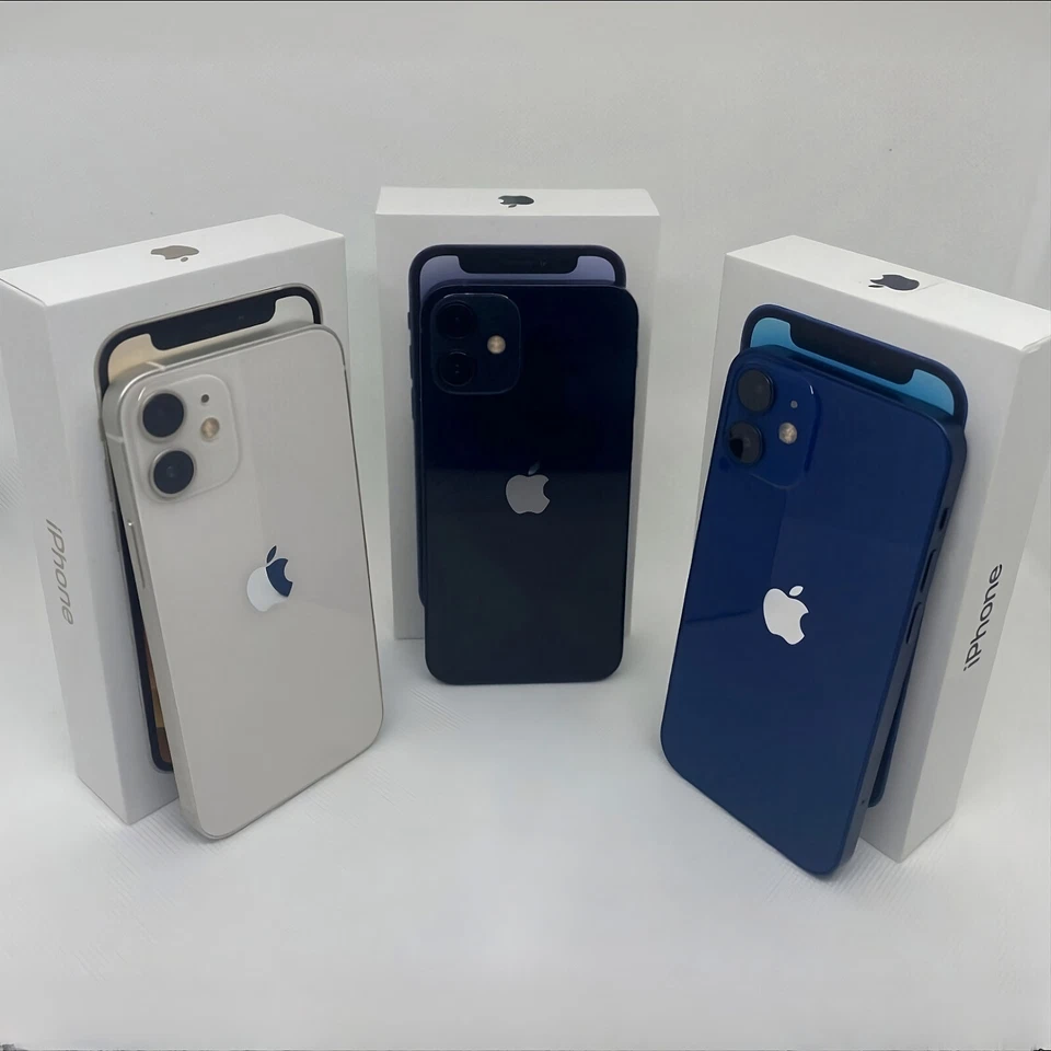 iPhone 12 Mini SEHR GUT Schwarz Blau Weiß Lila 64GB 128 GB 256 OVP ohne Simlock - Bild 4 von 4