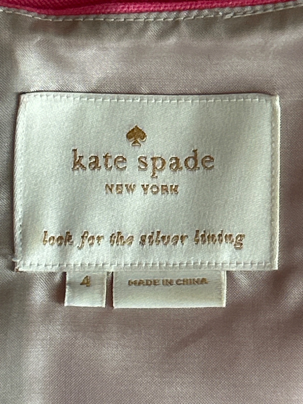 Abito tubino Kate Spade rosa senza maniche 100% lana taglia 4 *LEGGI