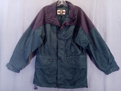 North End jacket Men small Green rain coat All Climate Wear Ezem