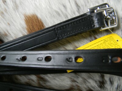 Brand 54/" Dark Brown Leather English Stirrup Leathers Horse Tack Equine D.A