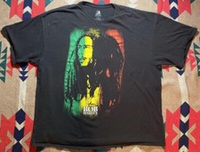 Zion Rootswear Y2K Urban Streetwear Style Bob Marley T Shirt Rasta 3XL Jamaica