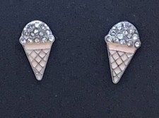 Ice Cream Cone Stud Earrings