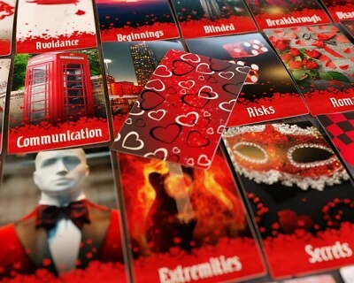 Red Hot Love Oracle Deck | Soulmates | Twin Flames | No Contact | 53 Cards *NEW*