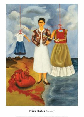Memory  1937, Frida Kahlo, Wall Art Print Poster 14'' x 11''         1156