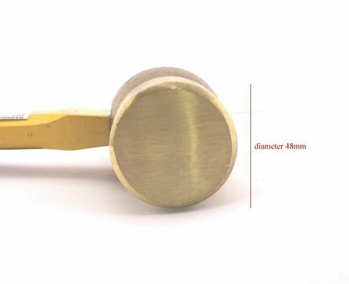 32 oz BRASS MALLET HAMMER FIBRE GLASS HANDLE - Picture 8 of 10