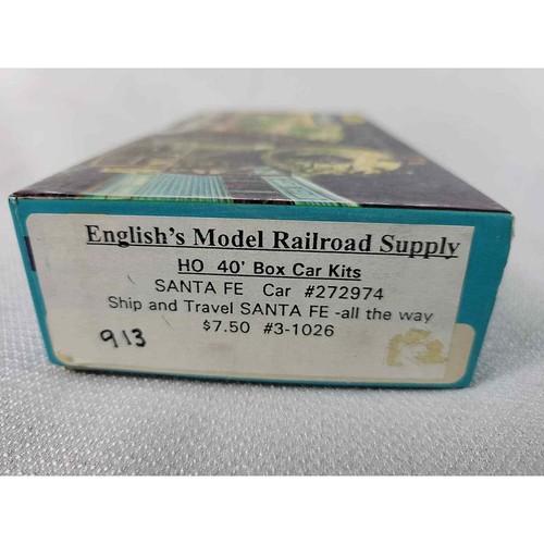 English's Model Railroad Supply Santa Fe 272974 40' Boxcar HO RTR eBay