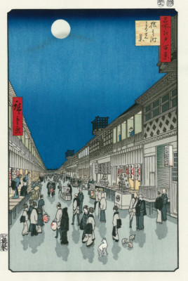 Ukiyo-e woodblock print Reprint Edition Hiroshige Utagawa 名所江戸