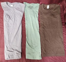 Lot Of 12 Short Sleeve Bundle Womens Size S 3 Colors Green, Grey, Brown New