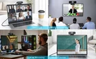 4k/1080p Webcam Streaming with Microphone for Desktop Computer Software USB LOT