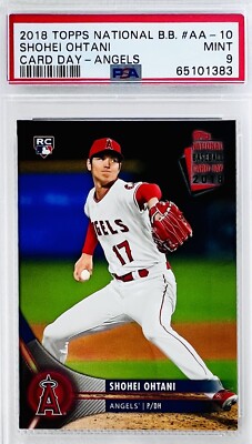 2018 Topps National Baseball Card Day Shohei Ohtani RC Rookie Card