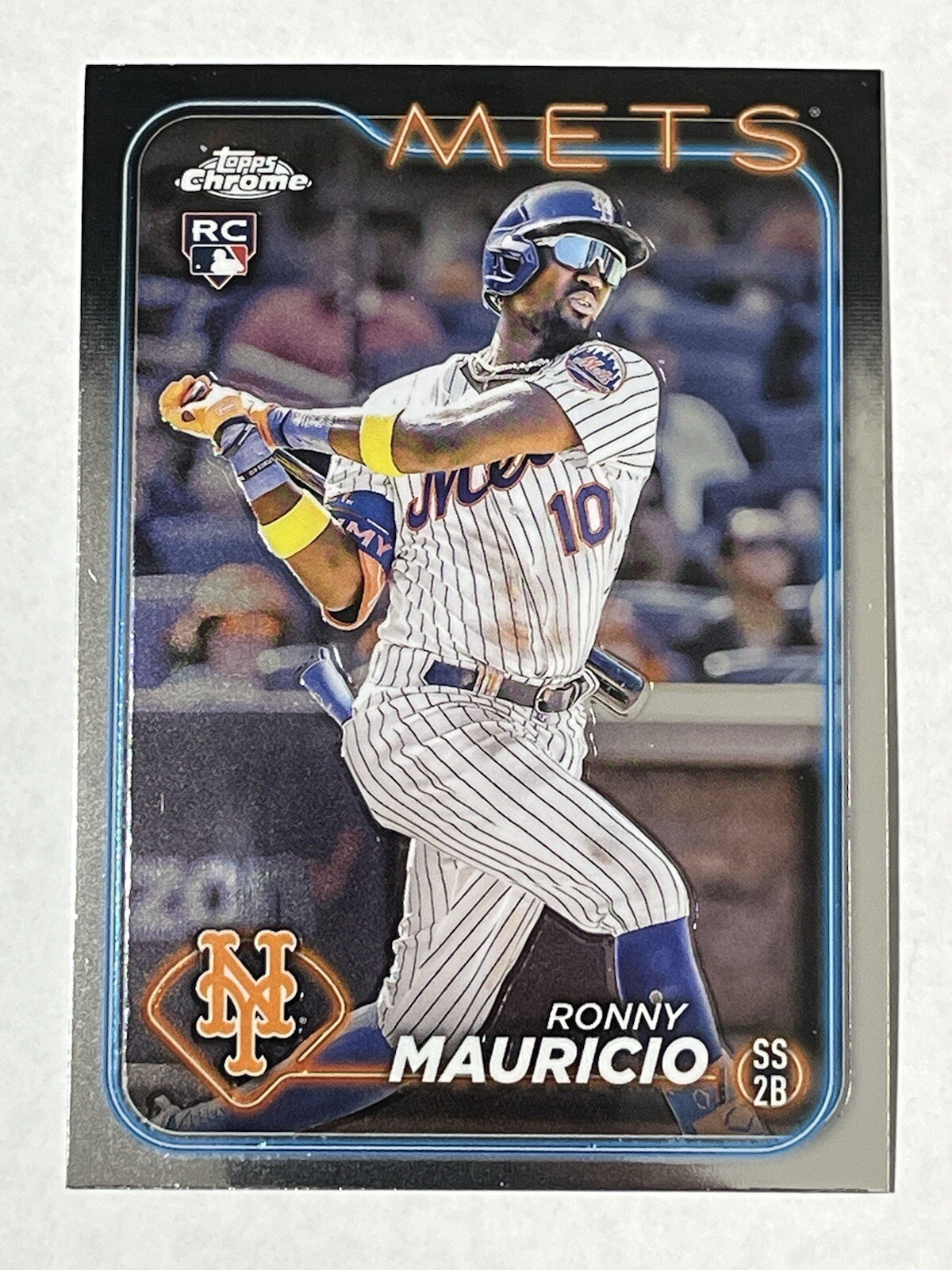2024 Topps Chrome Ronny Mauricio RC Rookie Card #28 New York Mets