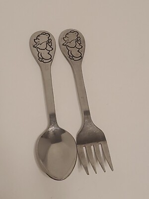 Tommee Tippee Baby Fork and Spoon Set Winnie the Pooh Japan