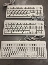 Three Apple Design Keyboards ADB For Power Macintosh - M2980 - Tested Lot