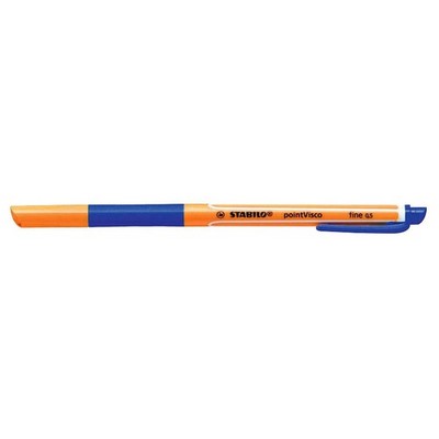 STABILO pointVisco Gelschreiber orange 0,5 mm, Schreibfarbe: blau, 10 St.