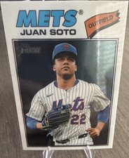 Topps 2026 Topps Heritage Juan Soto New York Mets #306 Chrome