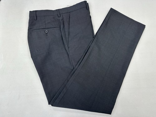 Jos.A.Bank Men's Dark Gray Solid 100% Wool Suit 36L 30X31 $895 - Picture 13 of 18