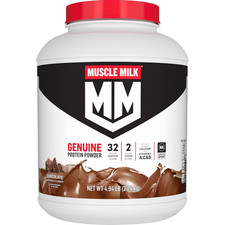 Muscle Milk Genuine Protein Powder, Chocolate, 32G Protein, 4.94 lb