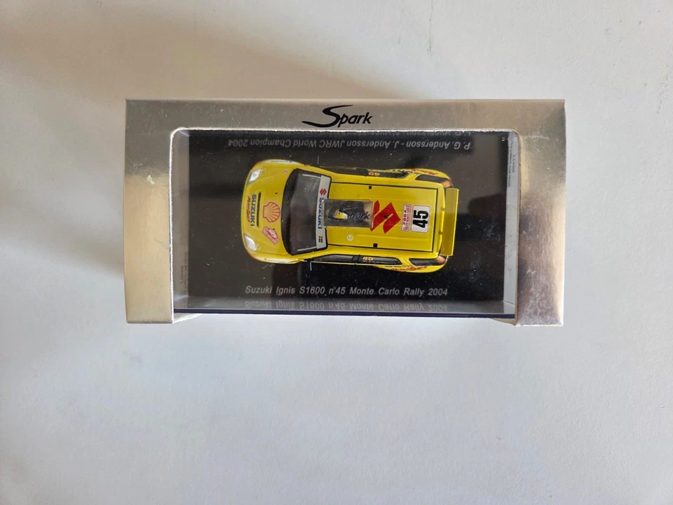 Spark 1/43 Suzuki Ignis Andersson/Andersson - Rally di Montecarlo 2004 - S0623 - Immagine 4 di 4