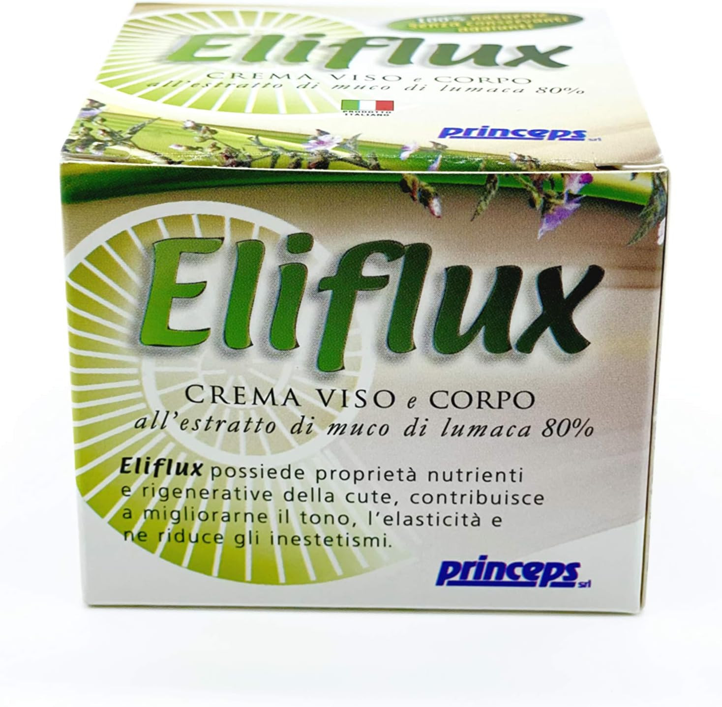 Eliflux Snail Cream 80% - Crema Corpo e Viso Rigenerante Forte 50ml