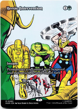 Heroic Intervention (0080) (Borderless) - [Marvel Universe Eternal-Legal] MTG 🌳