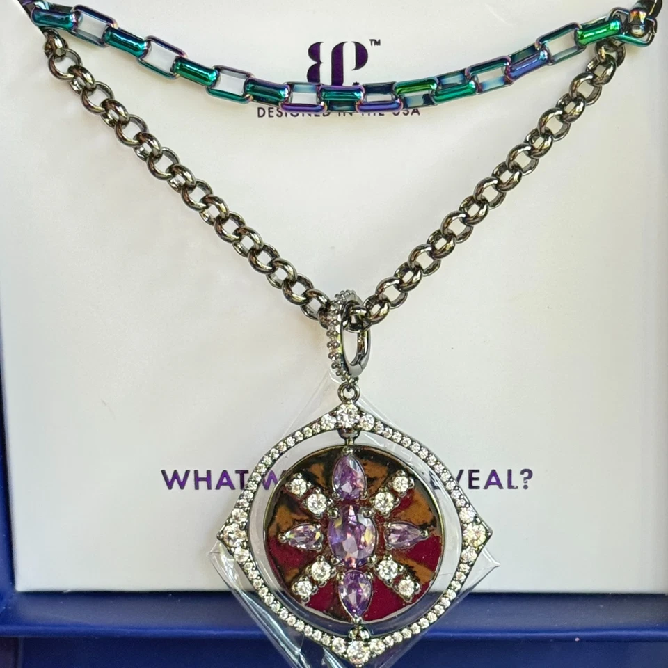 Bomb Party Sirens Necklace - NK53275 Undersea Dream Catcher - Spinner Pendant