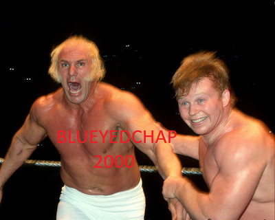 BILLY GRAHAM  VS BOB BACKLUND WRESTLER 8 X 10 WRESTLING PHOTO WWWF NWA