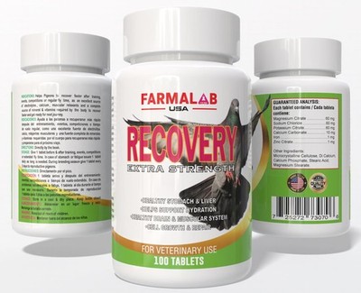Farmalab Recovery Extra Strength Pigeon Supplement, 100 Tablets