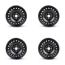Set Of 4 20 Black Steel Wheels Rims For Dodge 5x139.7 Ydi1 Genuine 5lug